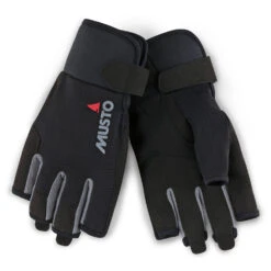 Musto Essential Short Finger Sailing Gloves - - Black