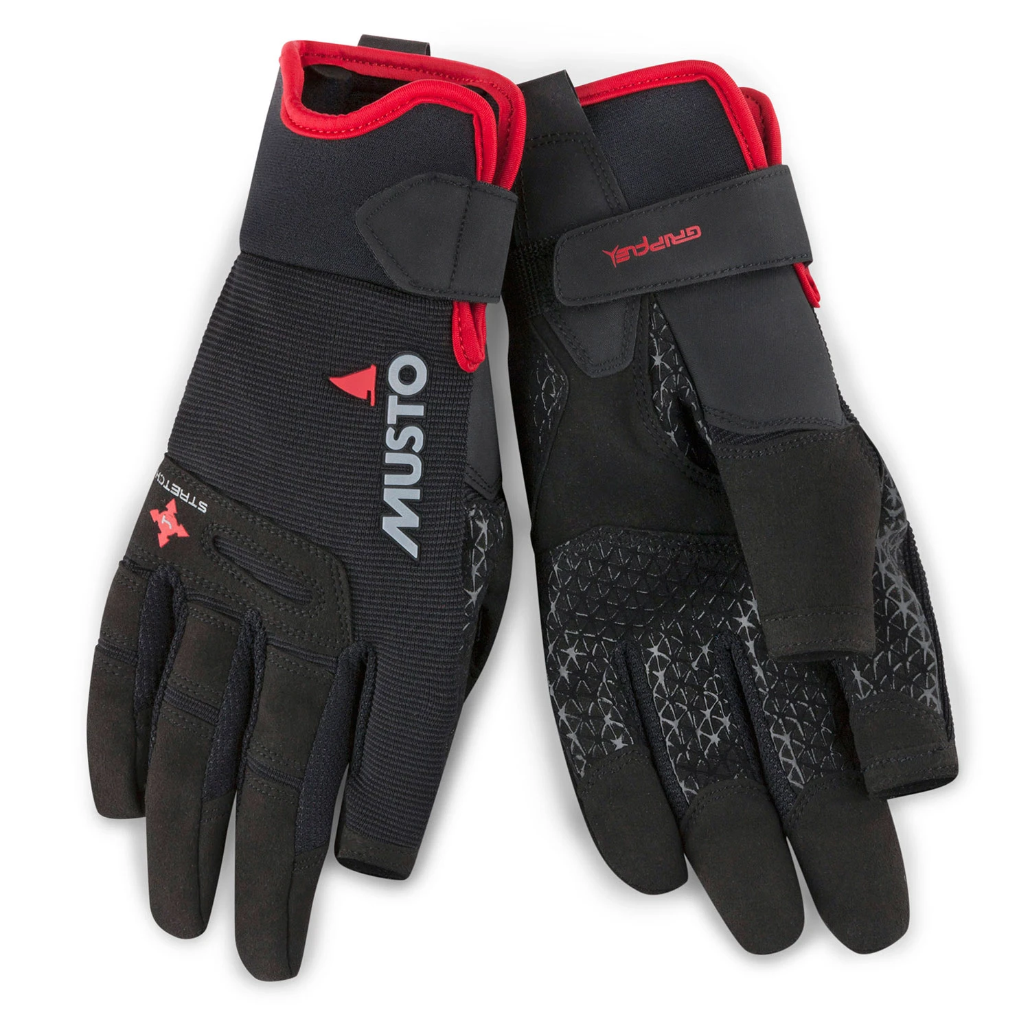 Musto Performance Long Finger Sailing Gloves - - Black 1 Musto Performance Long Finger Sailing Gloves - - Black
