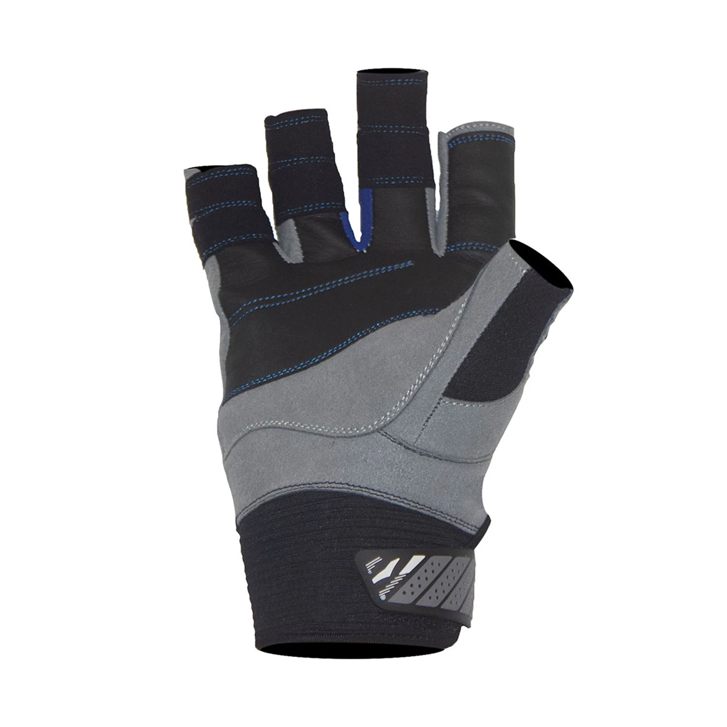 Gul Junior Winter Short Finger Sailing Gloves - Black/Blue 2 Gul Junior Winter Short Finger Sailing Gloves - Black/Blue - Image 2