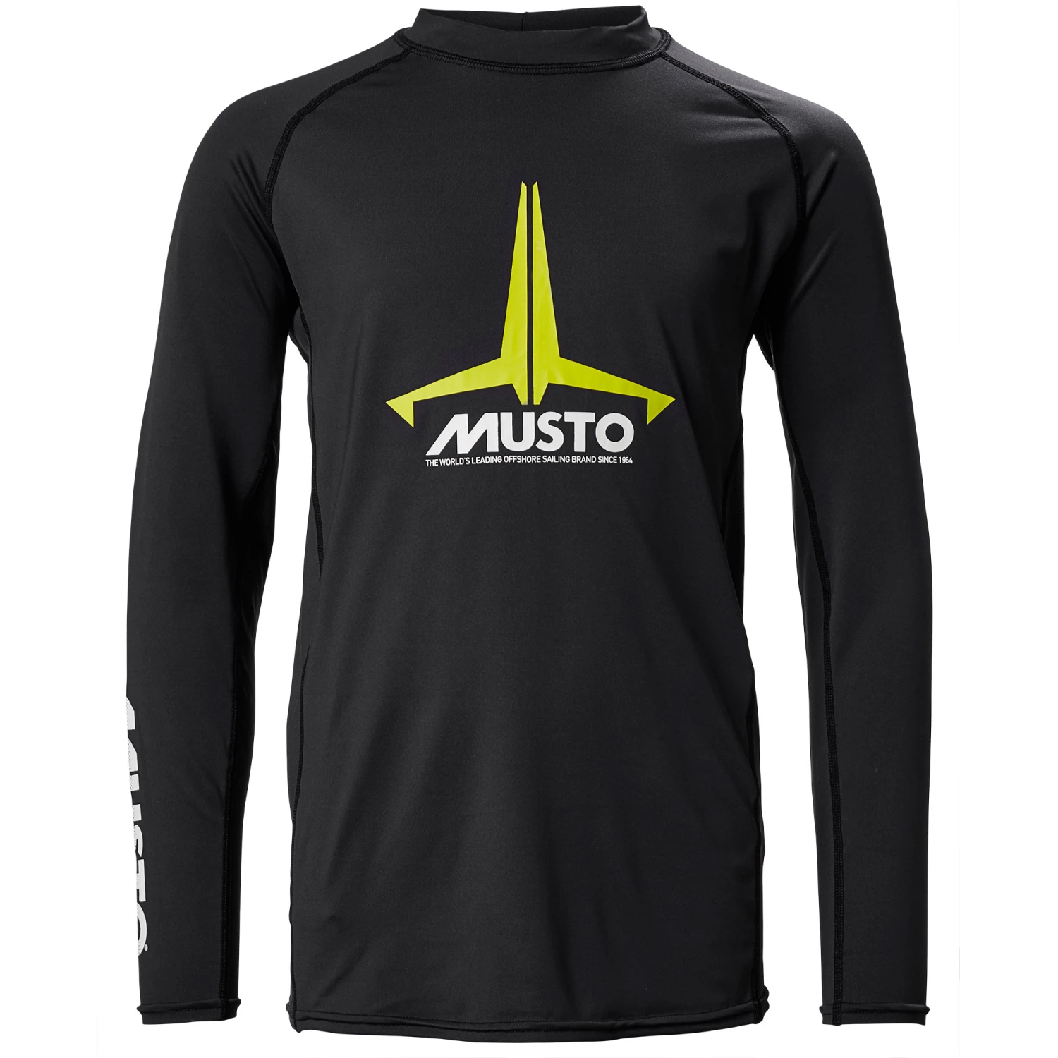 Musto Youth Insignia UV Fast Dry Rash Guard - Black 1 Musto Youth Insignia UV Fast Dry Rash Guard - Black