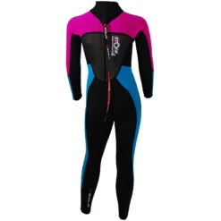 Sailing Clothing Store -Sailing Clothing Store 2020 Sola Girls Storm 32 Wetsuit A1713 TURQ Back