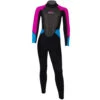 Sola Girls Storm 3/2mm Fullsuit Wetsuit - Turquoise/Magenta