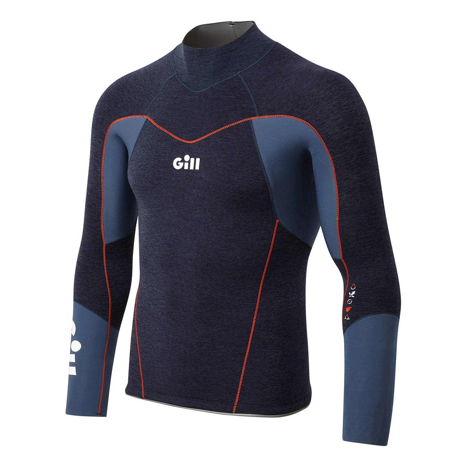 Gill Junior Race Firecell Long Sleeve Wetsuit Top - Blue 1 Gill Junior Race Firecell Long Sleeve Wetsuit Top - Blue