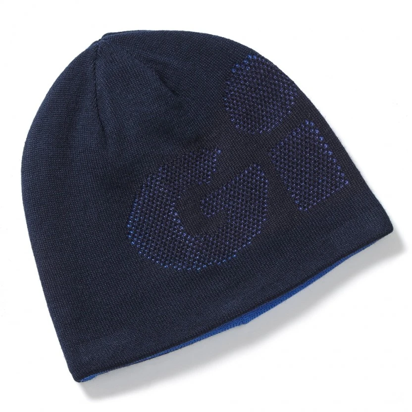 Gill Reversible Knit Beanie - Blue/Navy 2 Gill Reversible Knit Beanie - Blue/Navy - Image 2