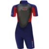 Sola Junior Storm 3/2mm Shorty Wetsuit - Red Ranger