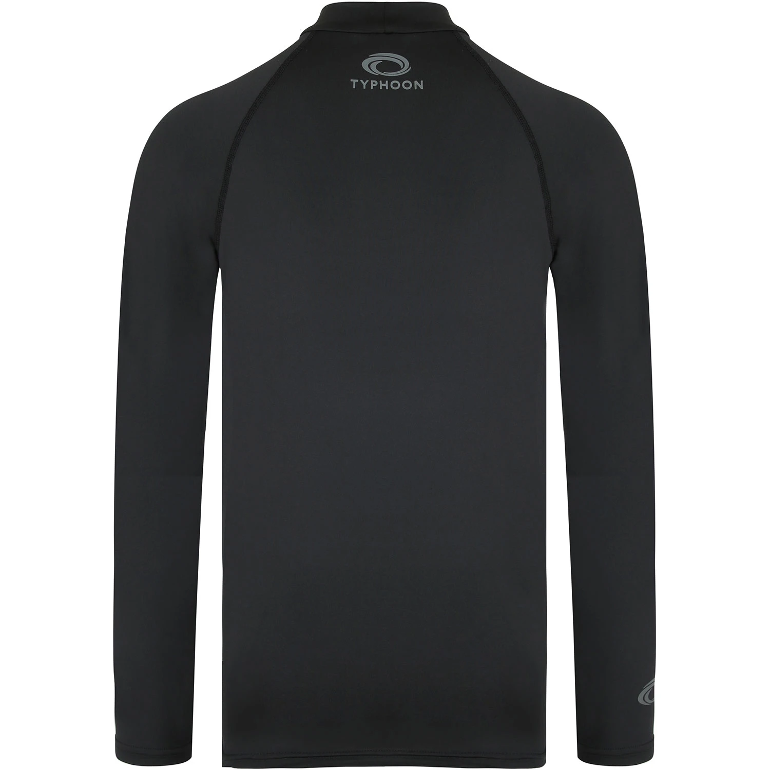 Typhoon Junior Fintra Long Sleeve Rashguard - Black 2 Typhoon Junior Fintra Long Sleeve Rashguard - Black - Image 2