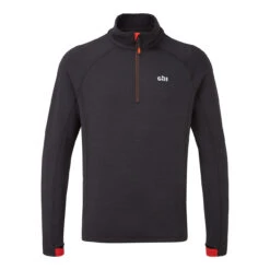 Gill OS Thermal Zip Neck Neck Top - Graphite