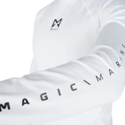 Magic Marine Cube Long Sleeve Rash Guard - White -Sailing Clothing Store 2022 Magic Marine Cube Long Sleeve Rash Guard White MM081009 100 05
