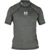 Magic Marine Cube Short Sleeve Rash Guard - Black