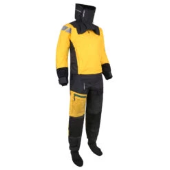 Typhoon PS440 Hinge Drysuit & Undersuit - Yellow -Sailing Clothing Store 2022 Typhoon 100182 PS440 Hinge Entry suit YELLOW GREY 3 copy