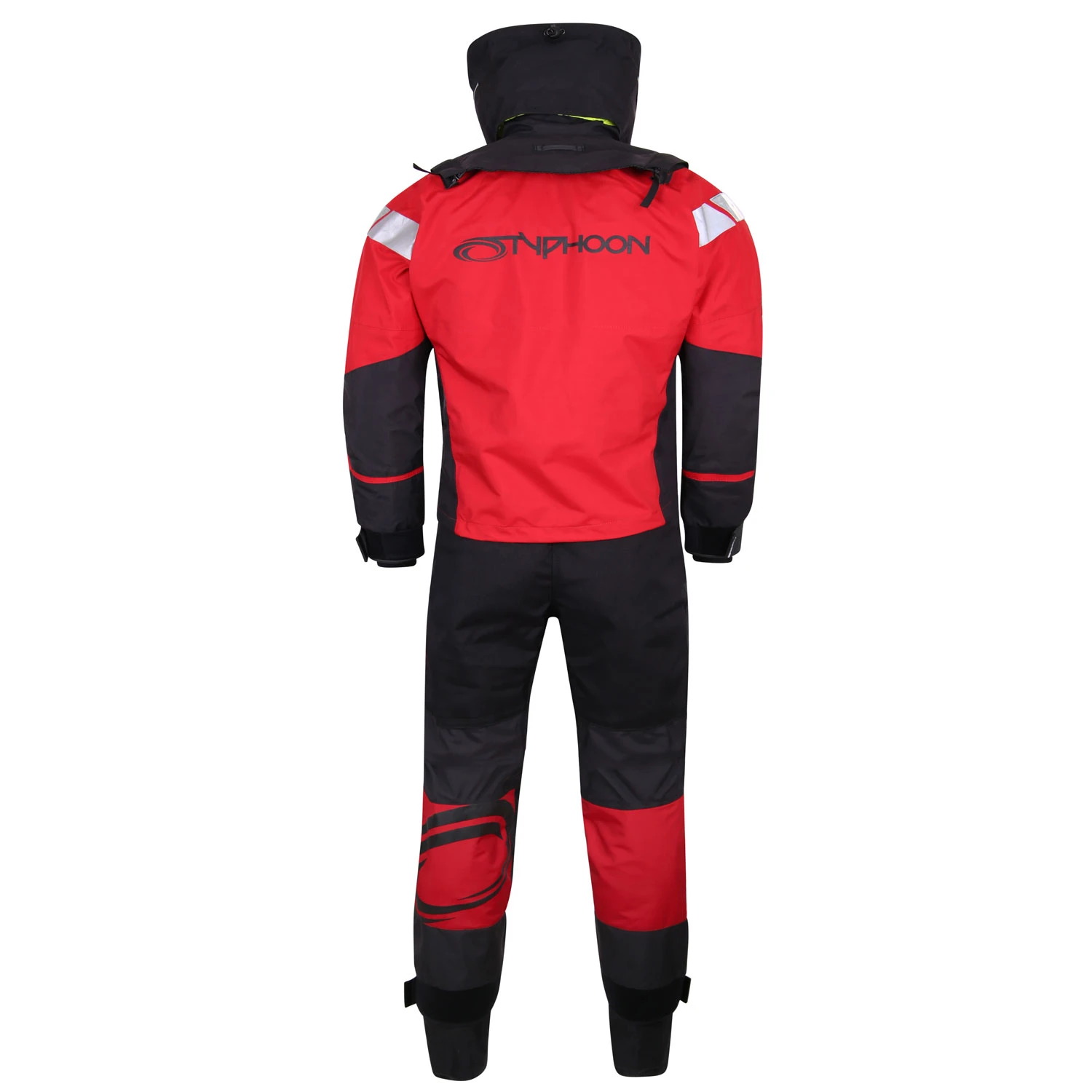Typhoon PS440 Hinge Drysuit & Undersuit - Red/Grey 4 Typhoon PS440 Hinge Drysuit & Undersuit - Red/Grey - Image 4
