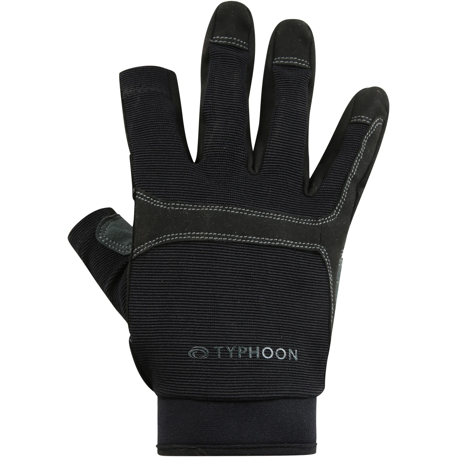 Typhoon Junior Colwyn Full Finger Sailing Gloves - Black 4 Typhoon Junior Colwyn Full Finger Sailing Gloves - Black - Image 4