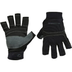 Typhoon Colwyn Half Finger Sailing Gloves - Black