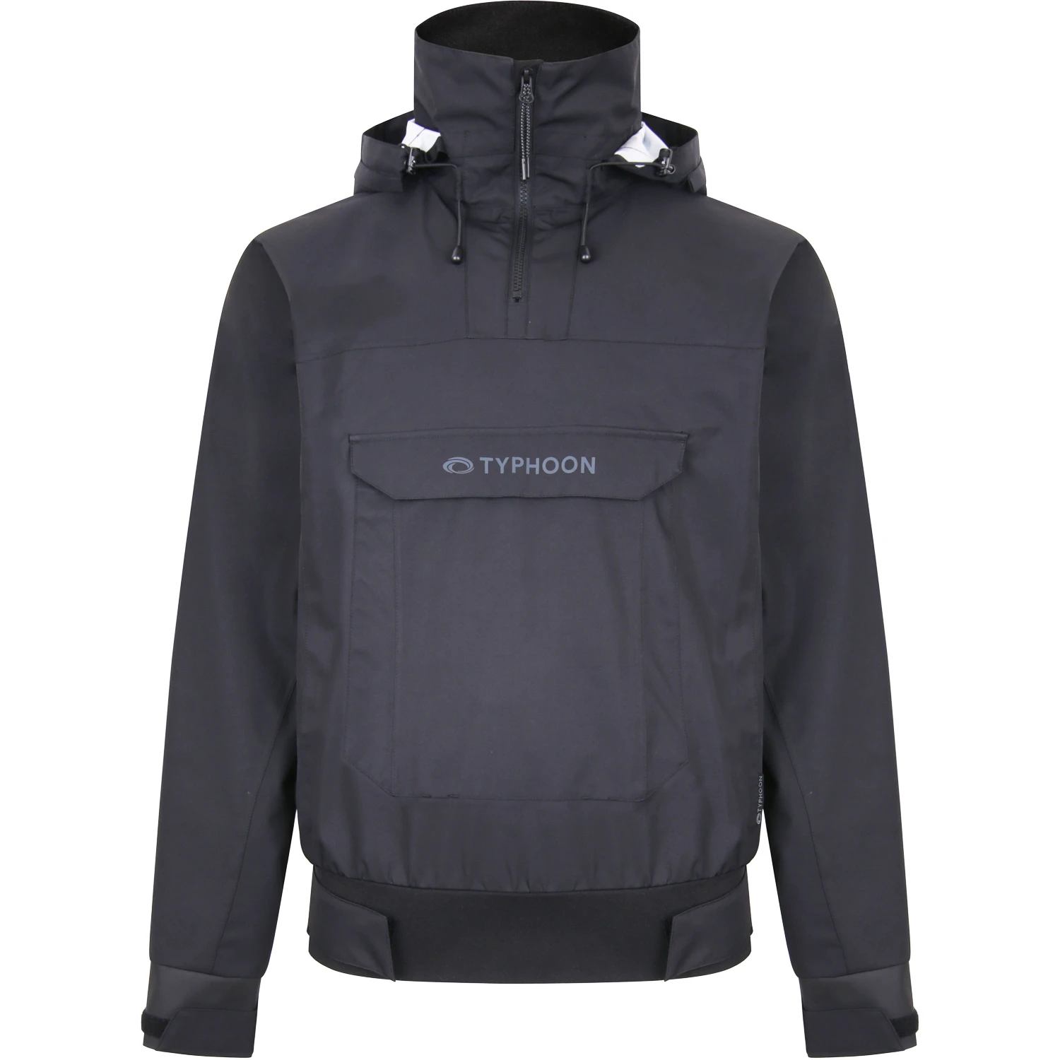 Typhoon Renvyle Hooded Smock / Spray Top - Black 3 Typhoon Renvyle Hooded Smock / Spray Top - Black - Image 3