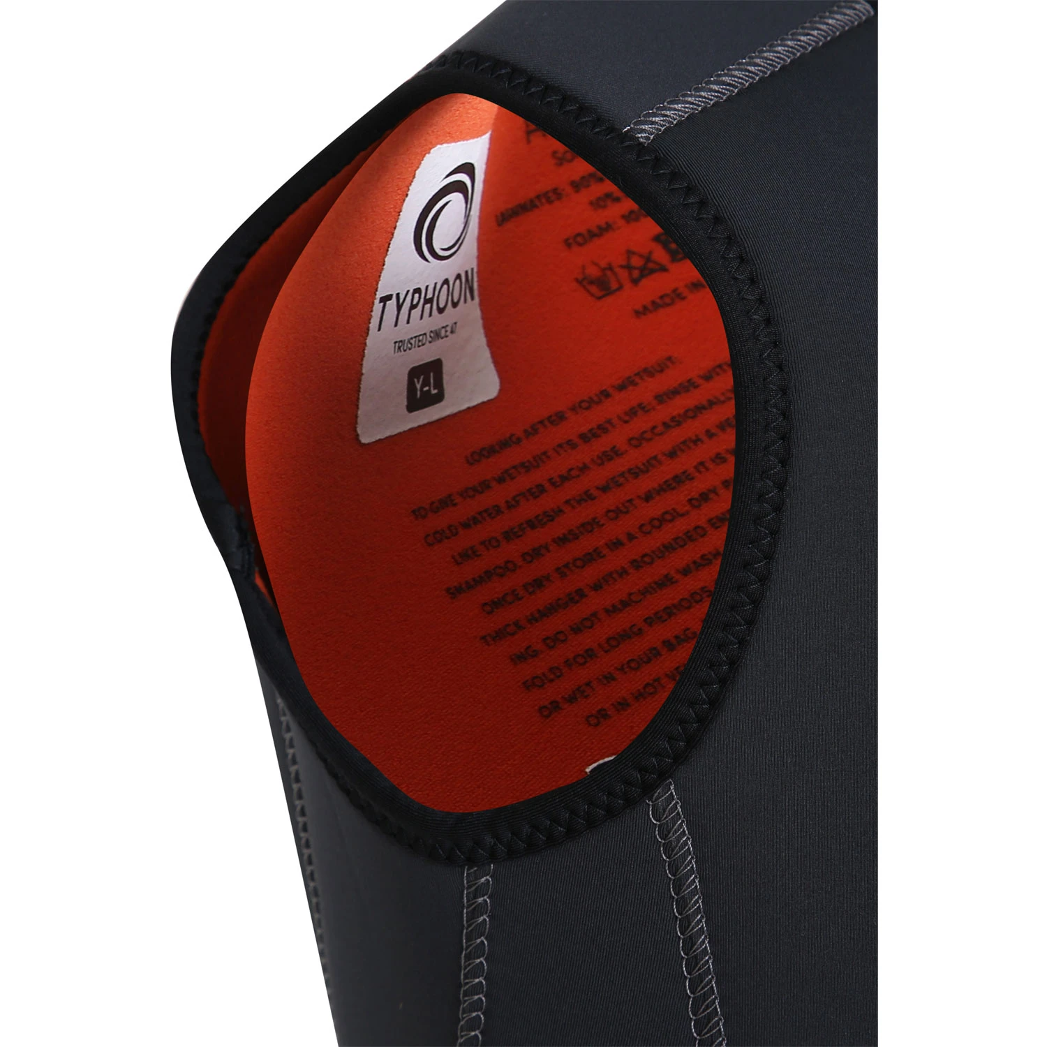 Typhoon Junior Caliso3 Long John Wetsuit - Black 6 Typhoon Junior Caliso3 Long John Wetsuit - Black - Image 6