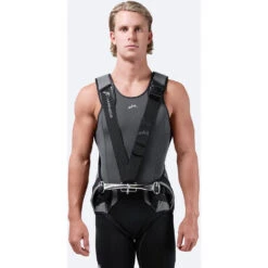 Zhik T4 Trapeze Harness - Black -Sailing Clothing Store 2023 Zhik T4 Trapeze Harness HRN 0041 U DGY MaleModel1