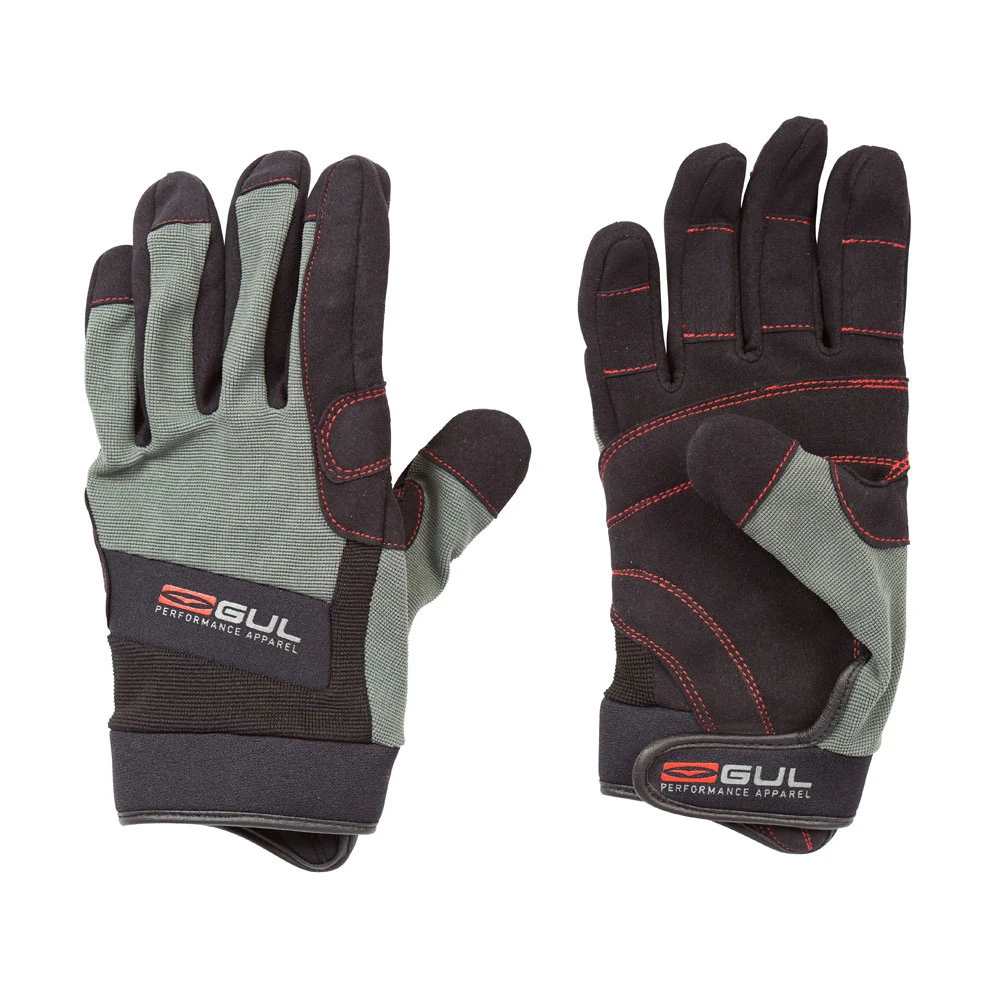 Gul Summer Full Finger Junior Sailing Glove - Black/Charcoal 2 Gul Summer Full Finger Junior Sailing Glove - Black/Charcoal - Image 2