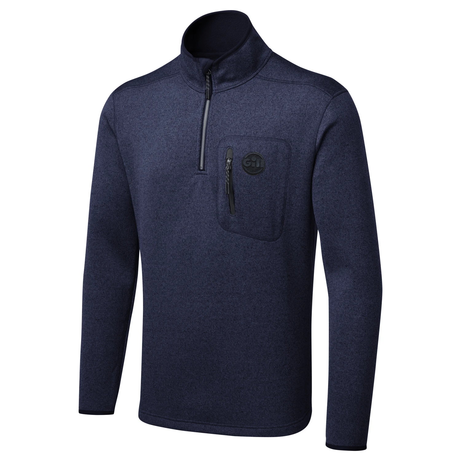 Gill Knit Fleece - Navy 3 Gill Knit Fleece - Navy - Image 3