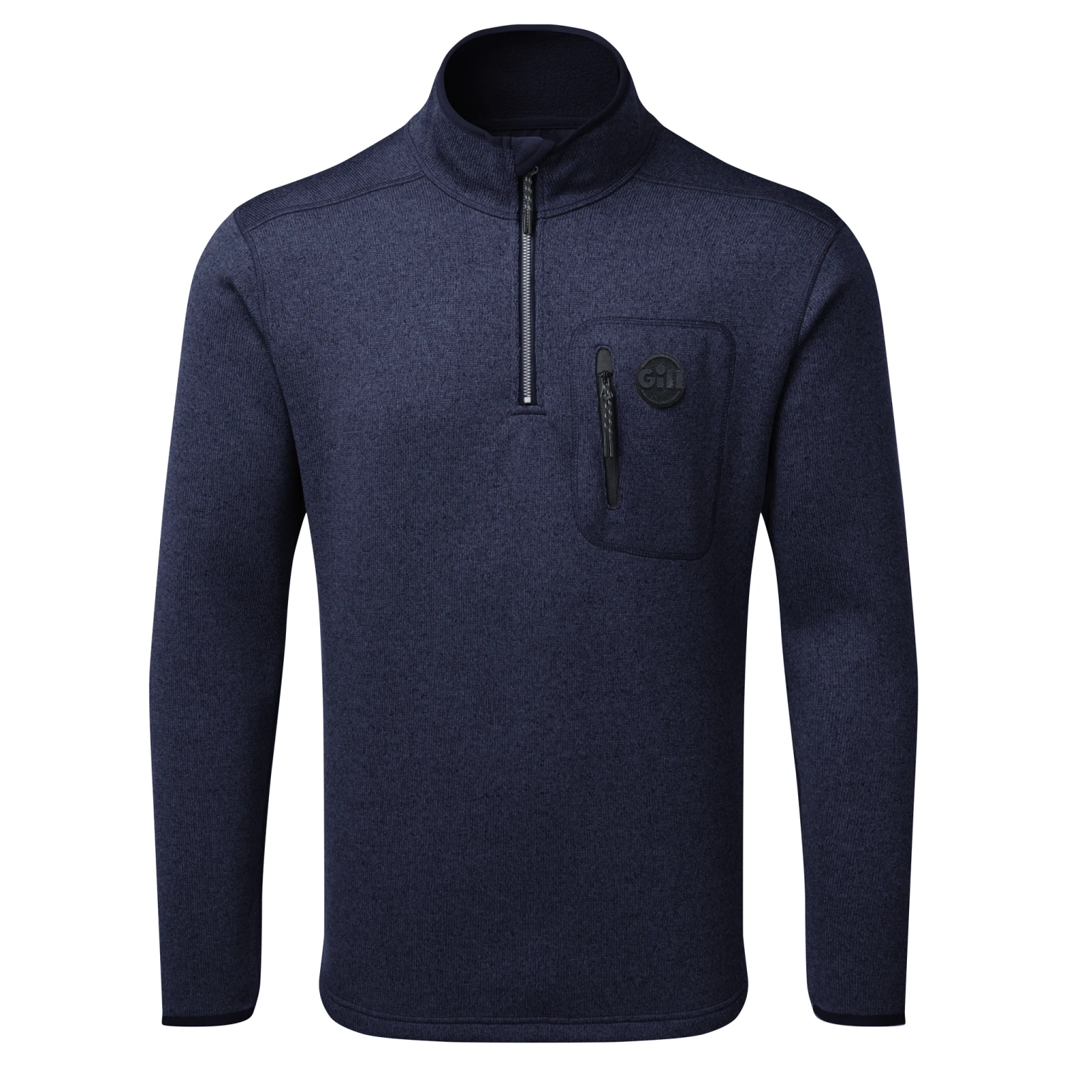 Gill Knit Fleece - Navy 1 Gill Knit Fleece - Navy