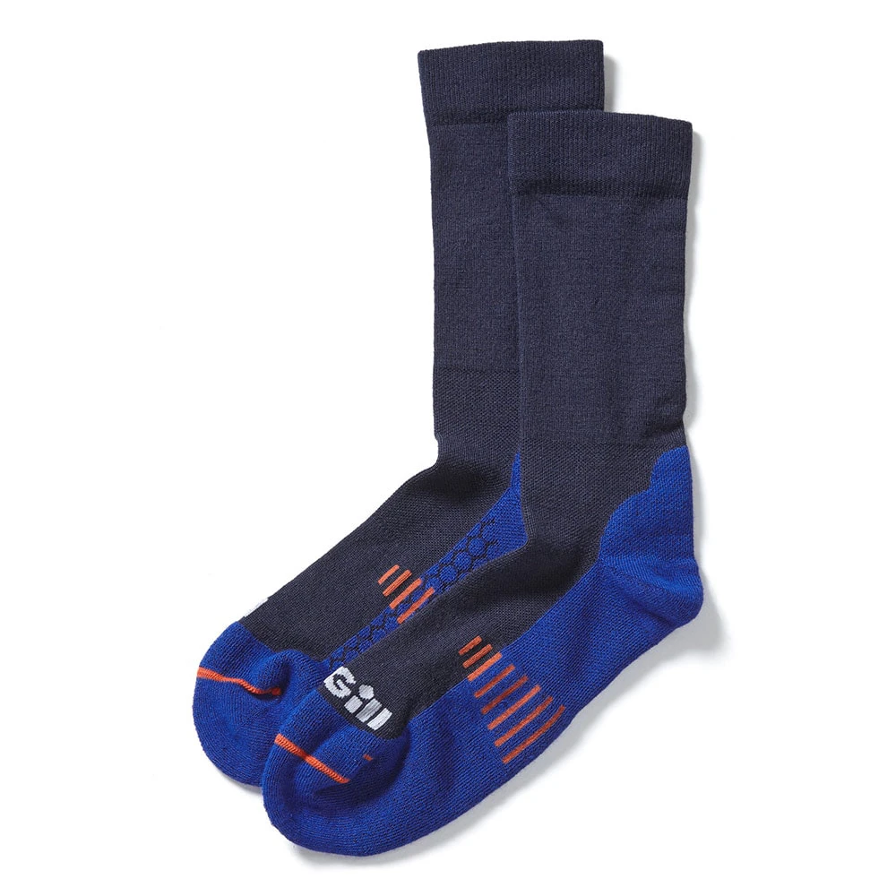 Gill Mid-Weight Sailing Socks (1 Pair) - Blue 1 Gill Mid-Weight Sailing Socks (1 Pair) - Blue