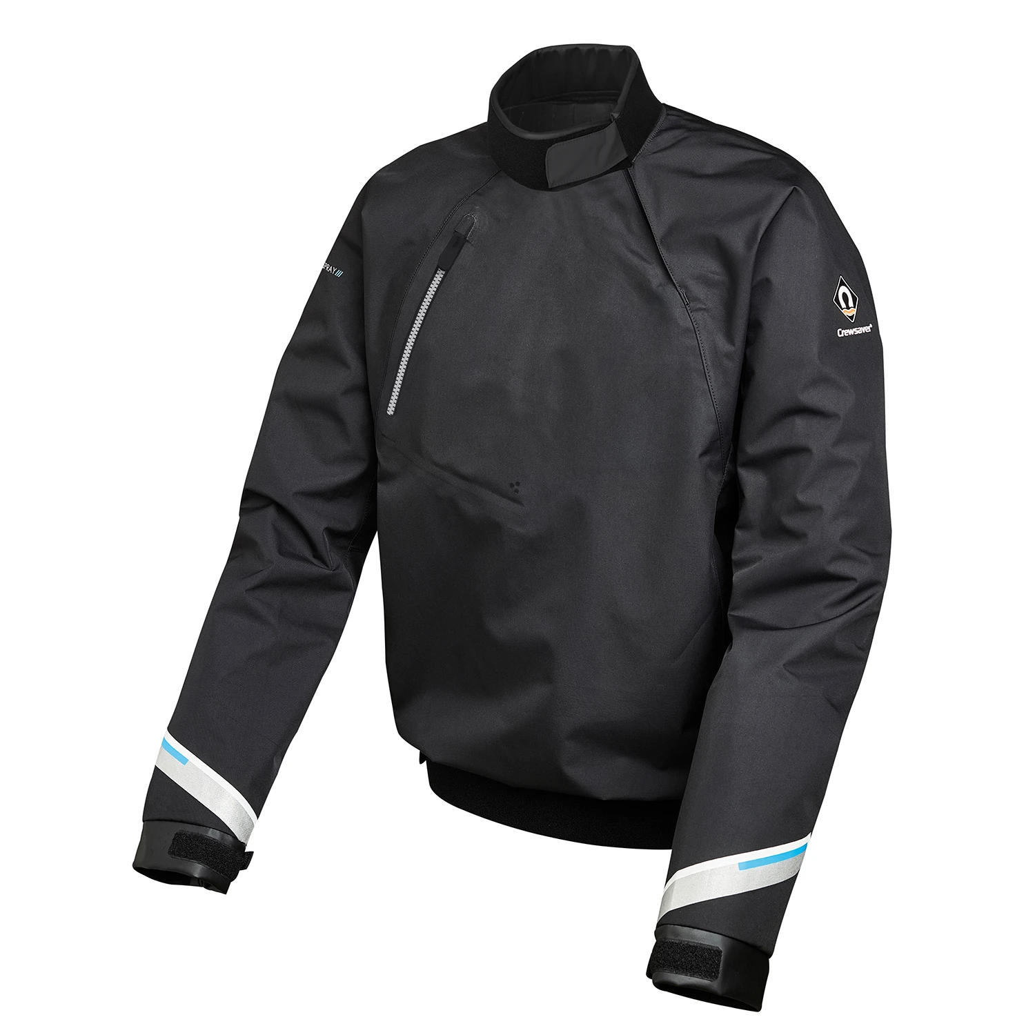 Crewsaver Junior Race Spray Top - Black 1 Crewsaver Junior Race Spray Top - Black