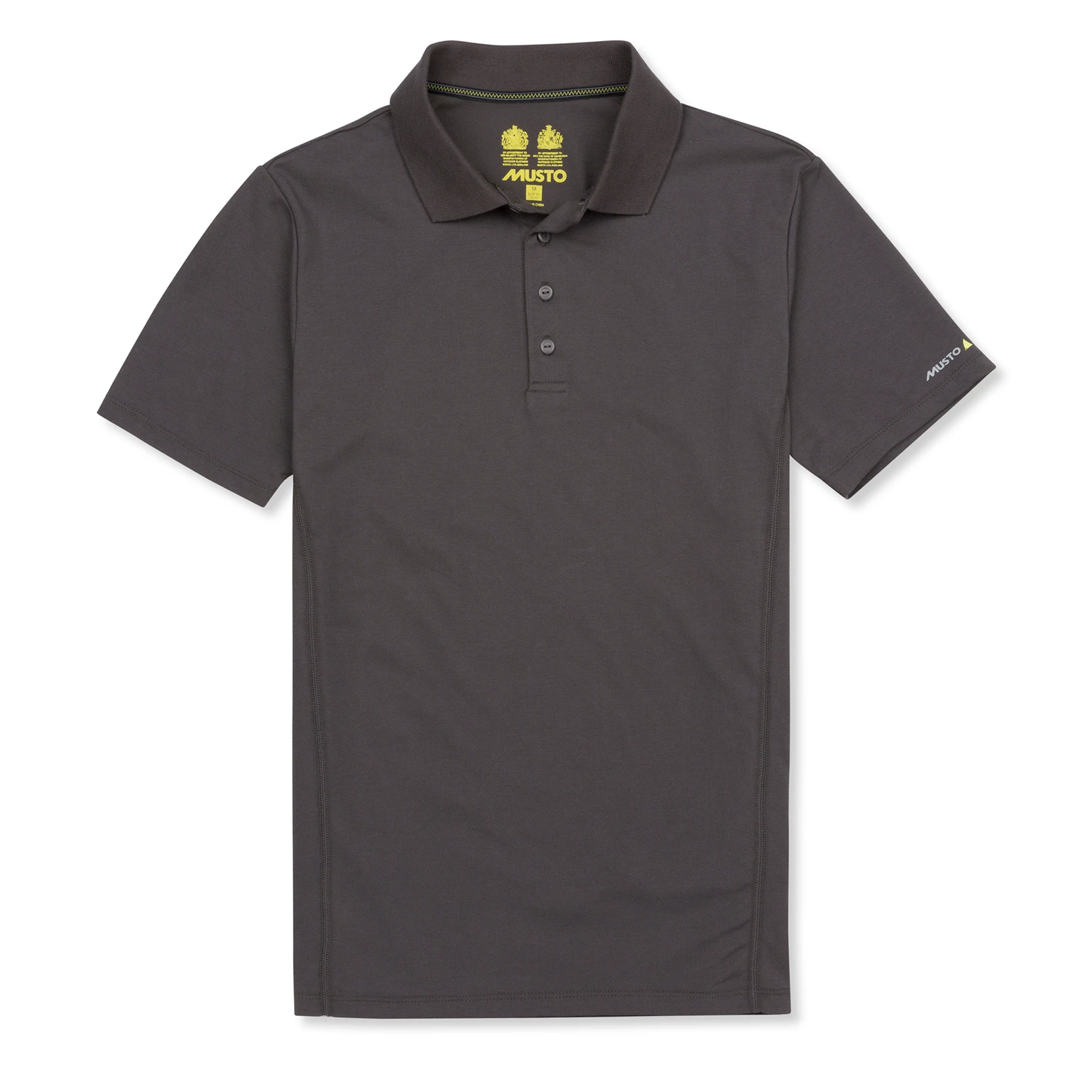 Musto Evolution Sunblock Short Sleeve Polo - Charcoal 1 Musto Evolution Sunblock Short Sleeve Polo - Charcoal